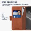 Kwmobile калъф за Google Pixel 4a, светло розов/кафяв, текстил/силикон, KWM000020NP001C