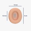 Комплект от 2 възглавнички за уши Kwmobile за JBL Tune T760NC/Tune T750BTNC/Tune T710BT, светло розово, екологична кожа, KWM000018ER004C