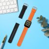 Комплект от 2 каишки Kwmobile за Amazfit Bip 5/GTR 4, черен/оранжев, силикон, KWM000024YT005C
