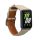 Каишка Kwmobile за Samsung Galaxy Fit 3, бяла, естествена кожа, KWM000025GU002C
