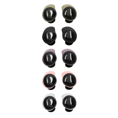 Комплект 5 Kwmobile защити против приплъзване за слушалки Samsung Galaxy Buds FE, многоцветни, силикон, KWM000025HI001C