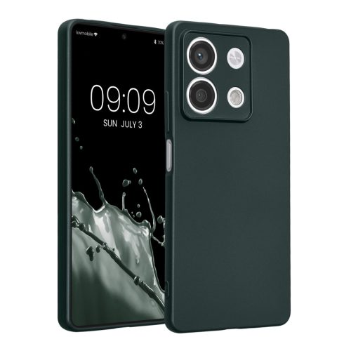 Kwmobile калъф за Xiaomi Redmi Note 13, зелен, силиконов, KWM000020LL004C