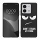 Kwmobile калъф за Xiaomi Redmi Note 13, черен/бял, силиконов, KWM000020NQ001C