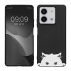 Kwmobile калъф за Xiaomi Redmi Note 13, черен/бял, силиконов, KWM000020NQ002C