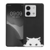 Kwmobile калъф за Xiaomi Redmi Note 13, черен/бял, силиконов, KWM000020NQ002C