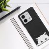 Kwmobile калъф за Xiaomi Redmi Note 13, черен/бял, силиконов, KWM000020NQ002C
