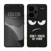 Kwmobile калъф за Xiaomi Redmi Note 13 Pro Plus 5G, черен/бял, силиконов, KWM000020NR001C