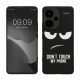 Kwmobile калъф за Xiaomi Redmi Note 13 Pro Plus 5G, черен/бял, силиконов, KWM000020NR001C