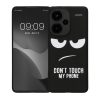 Kwmobile калъф за Xiaomi Redmi Note 13 Pro Plus 5G, черен/бял, силиконов, KWM000020NR001C