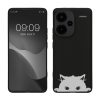 Kwmobile калъф за Xiaomi Redmi Note 13 Pro Plus 5G, черен/бял, силиконов, KWM000020NR002C
