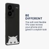 Kwmobile калъф за Xiaomi Redmi Note 13 Pro Plus 5G, черен/бял, силиконов, KWM000020NR002C