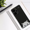 Kwmobile калъф за Xiaomi Redmi Note 13 Pro Plus 5G, черен/бял, силиконов, KWM000020NR002C