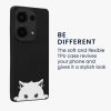 Kwmobile калъф за Xiaomi Redmi Note 13 Pro, черен/бял, силиконов, KWM000020NT002C
