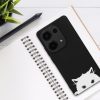 Kwmobile калъф за Xiaomi Redmi Note 13 Pro, черен/бял, силиконов, KWM000020NT002C