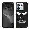 Kwmobile калъф за Xiaomi Redmi Note 13 Pro 5G, черен/бял, силиконов, KWM000020NU001C