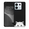 Kwmobile калъф за Xiaomi Redmi Note 13 Pro 5G, черен/бял, силиконов, KWM000020NU002C