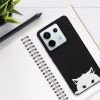 Kwmobile калъф за Xiaomi Redmi Note 13 Pro 5G, черен/бял, силиконов, KWM000020NU002C