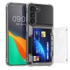 Kwmobile калъф с държач за карти за Samsung Galaxy S23 Plus, прозрачен, пластмасов, KWM000021QN001C
