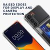 Kwmobile калъф с държач за карти за Samsung Galaxy S23 Plus, прозрачен, пластмасов, KWM000021QN001C