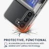 Kwmobile калъф с държач за карти за Samsung Galaxy S23 Plus, прозрачен, пластмасов, KWM000021QN001C