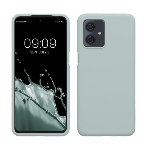 Kwmobile калъф за Motorola Moto G54, светло зелен, силиконов, KWM000022NF008C