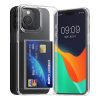 Kwmobile калъф с отделение за карта за Apple iPhone 15 Pro Max, прозрачен, поликарбонат, KWM000022RA001C