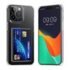 Kwmobile калъф с отделение за карта за Apple iPhone 15 Pro Max, прозрачен, поликарбонат, KWM000022RA001C