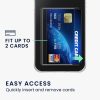 Kwmobile калъф с отделение за карта за Apple iPhone 15 Pro Max, прозрачен, поликарбонат, KWM000022RA001C