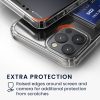 Kwmobile калъф с гнездо за карта за Apple iPhone 12/iPhone 12 Pro, прозрачен, поликарбонат, KWM000022RD001C
