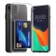 Kwmobile калъф с гнездо за карта за Apple iPhone XR, прозрачен, поликарбонат, KWM000022RF001C