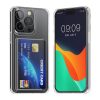Kwmobile калъф с гнездо за карта за Apple iPhone 14 Pro, прозрачен, поликарбонат, KWM000022RH001C