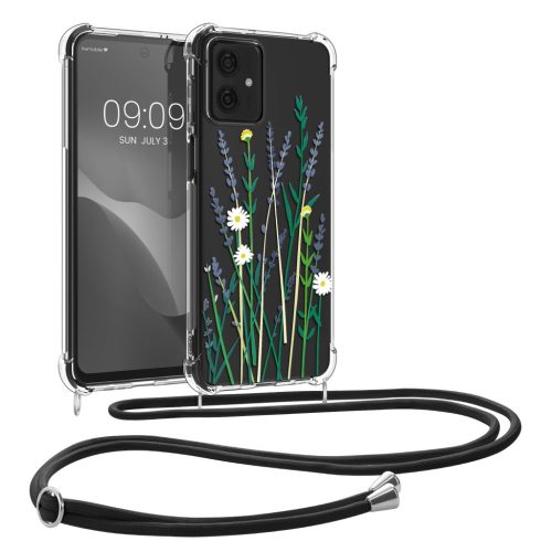 Kwmobile калъф с връзка за Motorola Moto G54, многоцветен, силиконов, KWM000022RN002C