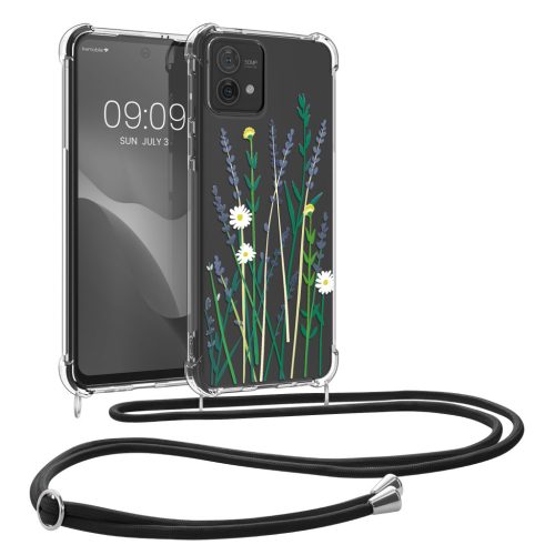 Kwmobile калъф с връзка за Motorola Moto G84, многоцветен, силиконов, KWM000022RO002C