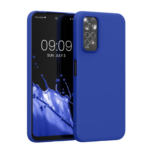 Kwmobile калъф за Xiaomi Redmi Note 11/Note 11s, син, силиконов, KWM0000150V057C