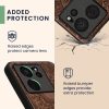 Kwmobile калъф за Xiaomi 13T/13T Pro, кафяв, дърво/силикон, KWM000020IR005C