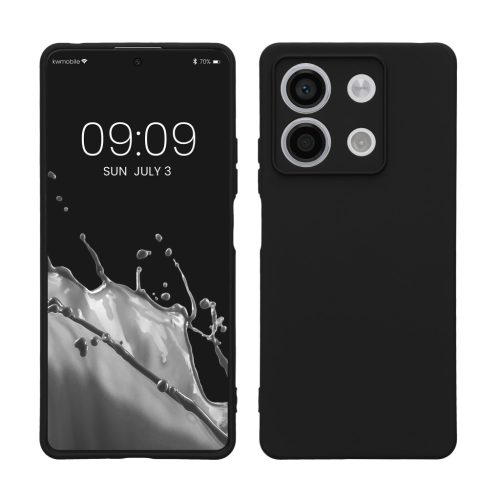 Kwmobile калъф за Xiaomi Redmi Note 13, черен, силиконов, KWM000020OB001C