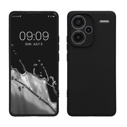 Kwmobile калъф за Xiaomi Redmi Note 13 Pro Plus 5G, черен, силиконов, KWM000020OC001C