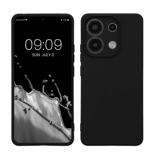 Kwmobile калъф за Xiaomi Redmi Note 13, черен, силиконов, KWM000020OD001C