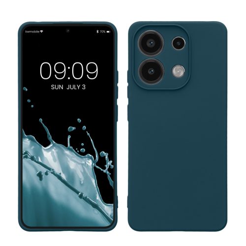 Kwmobile калъф за Xiaomi Redmi Note 13, син, силиконов, KWM000020OD004C