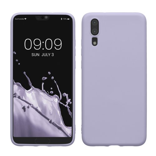 Kwmobile калъф за Huawei P20, светло лилав, силиконов, KWM000008PX015C