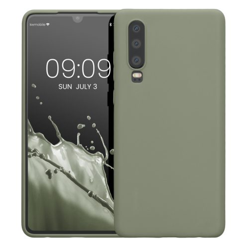 Kwmobile калъф за Huawei P30, светло зелен, силиконов, KWM000009MF019C