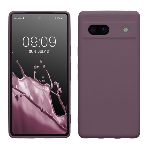 Kwmobile калъф за Google Pixel 7a, лилав, силиконов, KWM000019YF022C