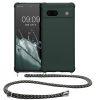 Kwmobile калъф с връзка за връзка за Google Pixel 7a, тъмнозелен, силиконов, KWM000019YH008C