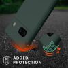 Kwmobile калъф с връзка за връзка за Google Pixel 7a, тъмнозелен, силиконов, KWM000019YH008C