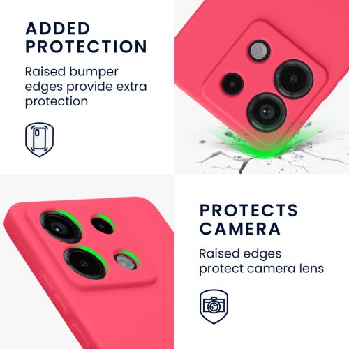 Kwmobile калъф за Xiaomi Redmi Note 13 Pro 5G, розов, силиконов, KWM000020LD007C