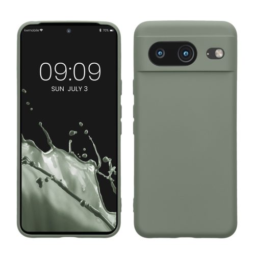 Kwmobile калъф за Google Pixel 8, светло зелен, силиконов, KWM0000208L018C