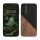 Kwmobile калъф за Samsung Galaxy A25, кафяв/черен, дърво/силикон, KWM000021QX001C