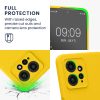 Kwmobile калъф за Xiaomi Redmi Note 12, жълт, силиконов, KWM000018UL014C