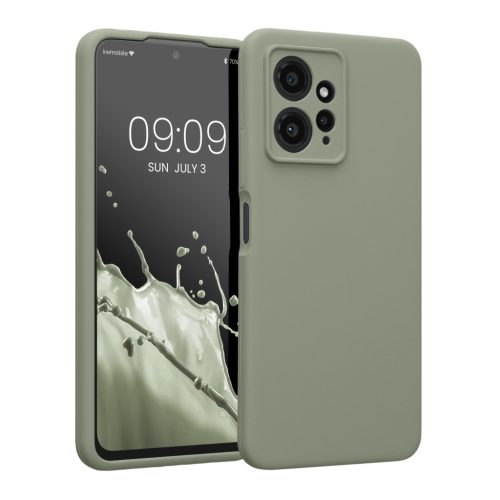 Kwmobile калъф за Xiaomi Redmi Note 12, светло зелен, силиконов, KWM000018UL016C