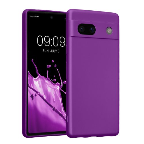 Kwmobile калъф за Google Pixel 7a, лилав, силиконов, KWM000019YG011C